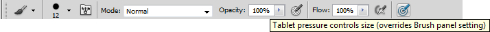 Toggle Pressure Sensitivity